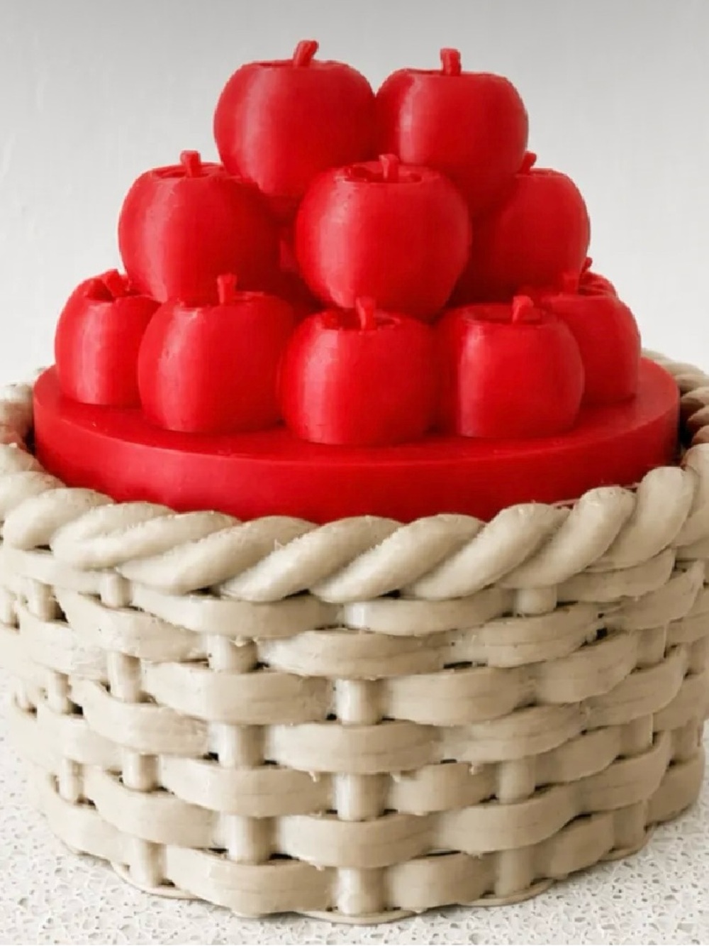 Home Accents Red Apple Candle Cluster - Unbranded